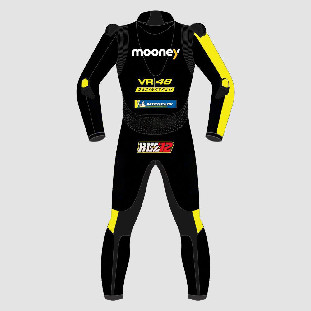 Marco Bezzecchi Mooney VR46 2022 Motogp Motorbike Racing Leather Suit