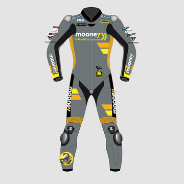 Marco Bezzecchi Mooney VR46 2022 Motogp Motorbike Racing Leather Suit