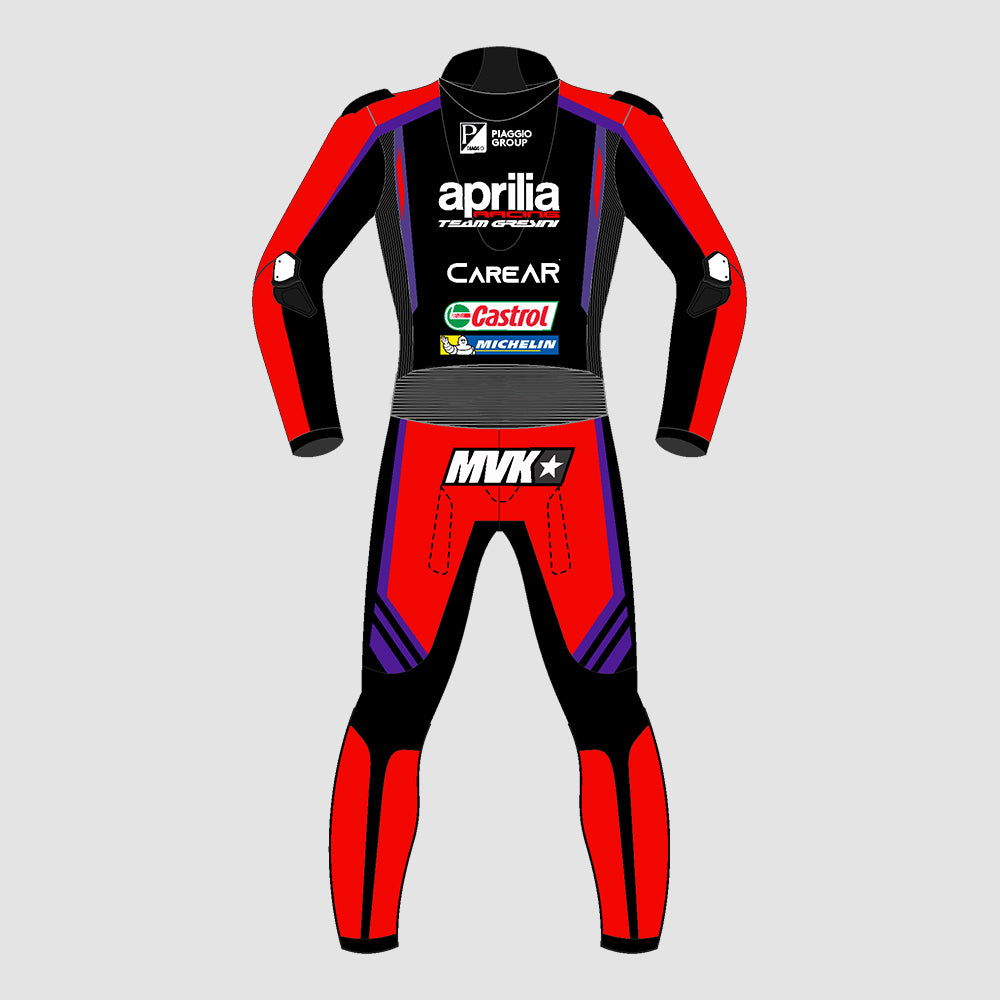 Maverick Vinales Aprilia 2023 Motogp Motorbike Racing Leather Suit