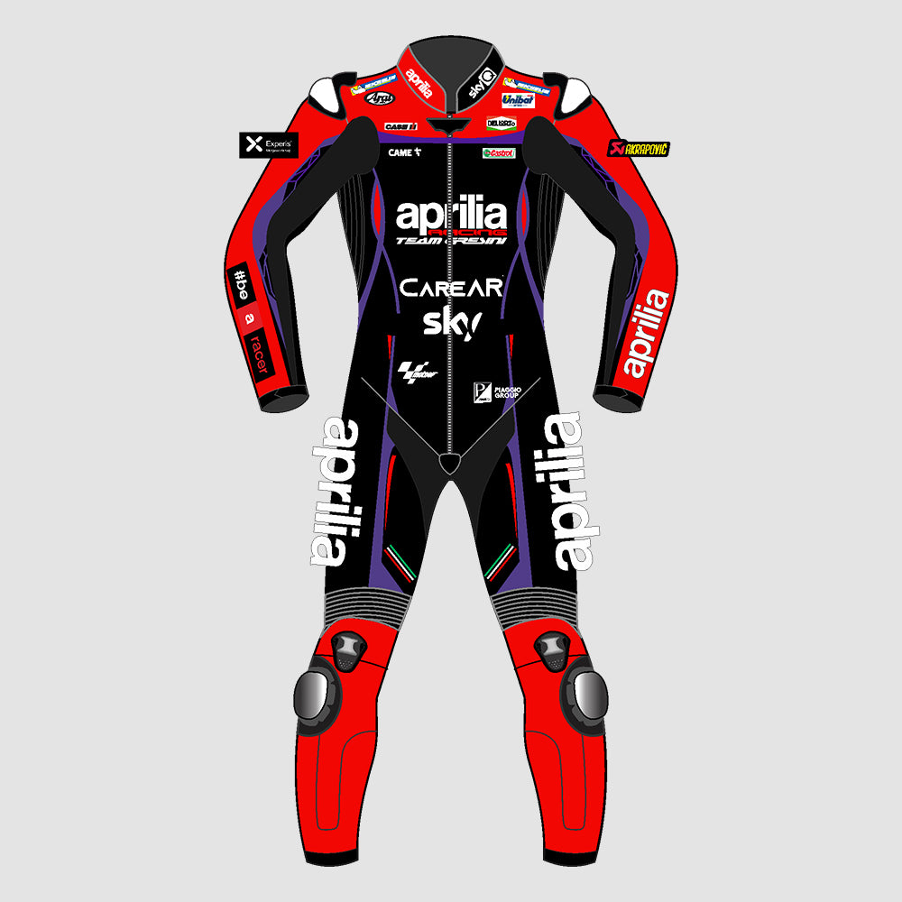 Maverick Vinales Aprilia 2023 Motogp Motorbike Racing Leather Suit