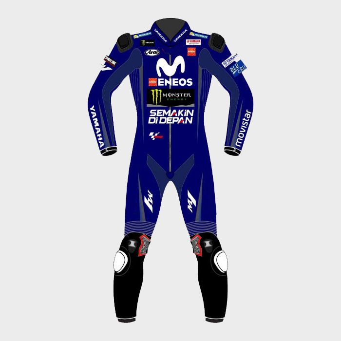 Maverick Vinales Movistar Yamaha 2018 Motogp Motorbike Racing Leather Suit