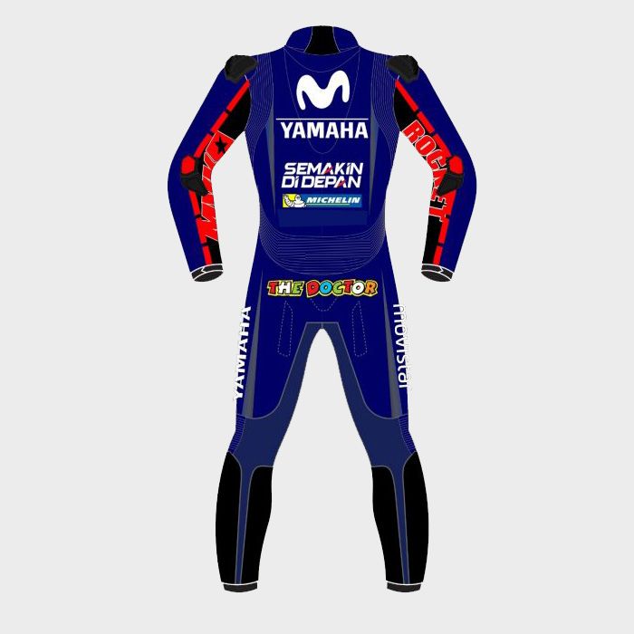 Maverick Vinales Movistar Yamaha 2018 Motogp Motorbike Racing Leather Suit