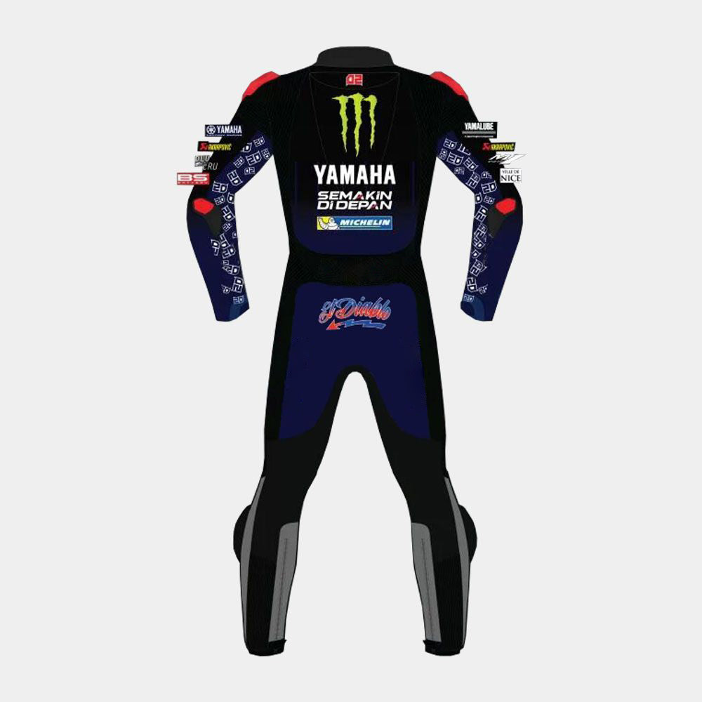 Fabio Quartararo 2021 Monster Energy Motogp Motorbike Racing Leather Suit