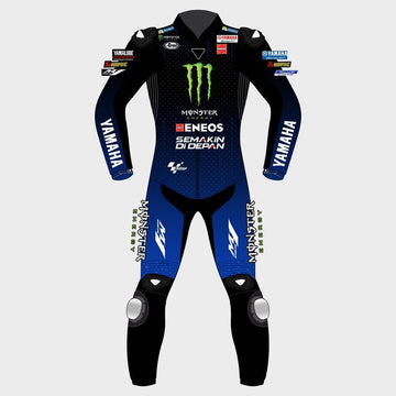 Naverick Vinales Yamaha Motogp Motorbike Racing Leather Suit