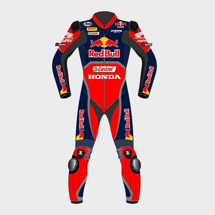Nicky Hayden Red Bull Honda WSBK 2017 Motogp Motorbike Racing Leather Suit