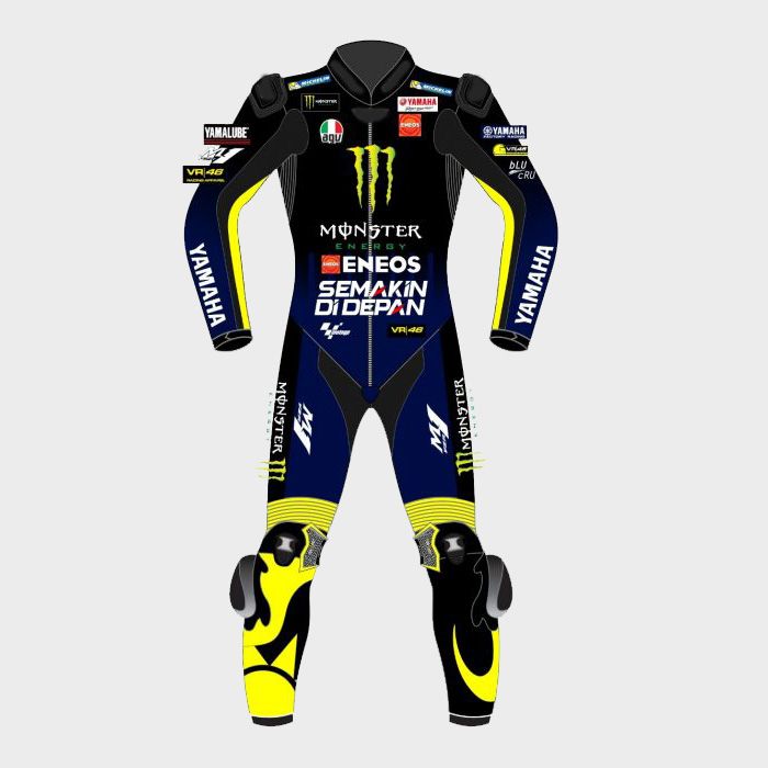 Yamaha Valentino Rossi 2019 Motogp Motorbike Racing Leather Suit