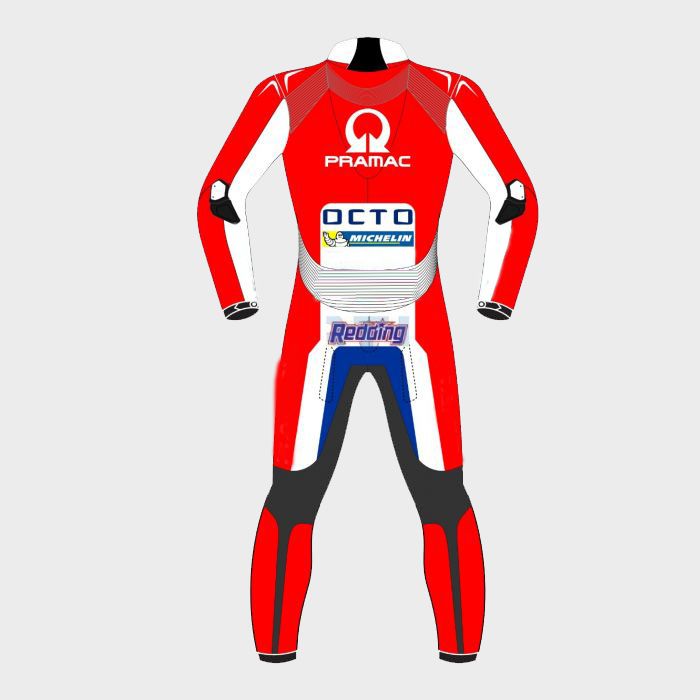 Scott Redding Ducati Pramac 2017 Motogp Motorbike Racing Leather Suit