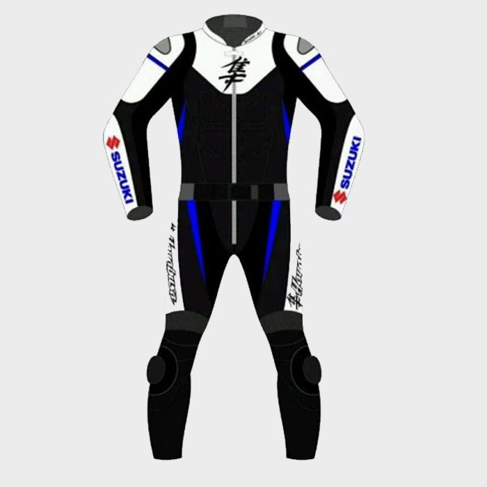 Suzuki Motogp Motorbike Racing Leather Suit