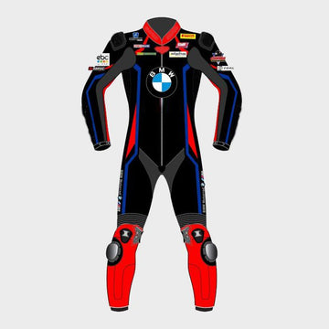 Tom Sykes BMW Motorrad Black WSBK 2019 Motogp Motorbike Racing Leather Suit