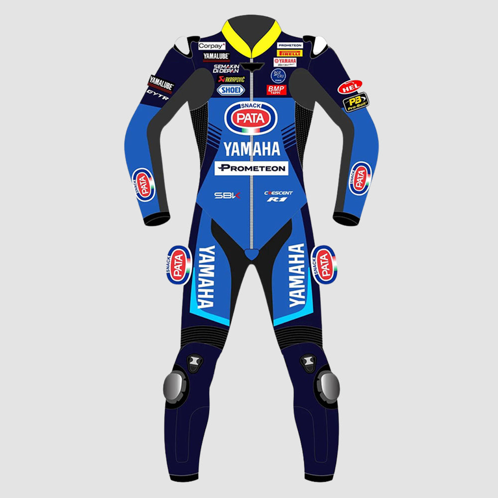 Toprak Razgatlioglu PATA Yamaha SBK 2023 Motogp Motorbike Racing Leather Suit