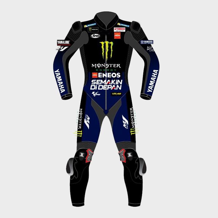 Tz Maverick Vinales Yamaha Monster 2019 Motogp Motorbike Racing Leather Suit