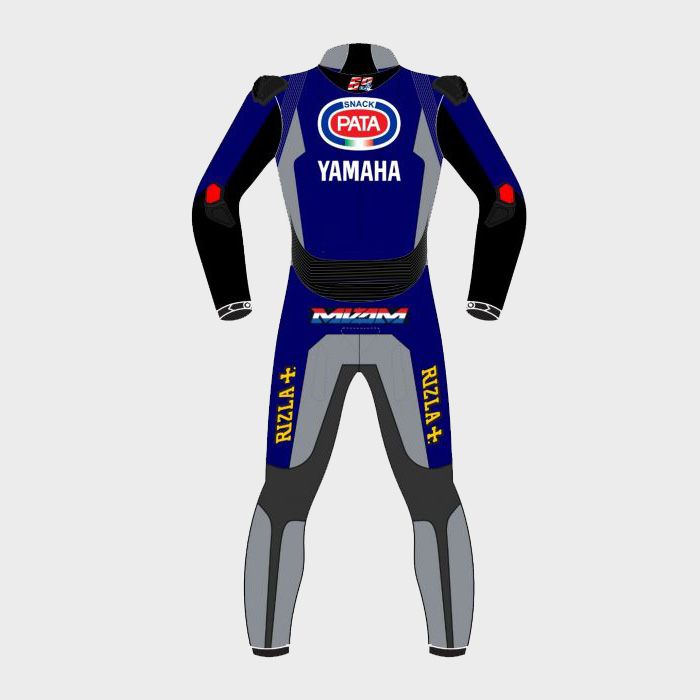Tz Michael Van Der Mark Yamaha WSBK 2020 Motogp Motorbike Racing Leather Suit