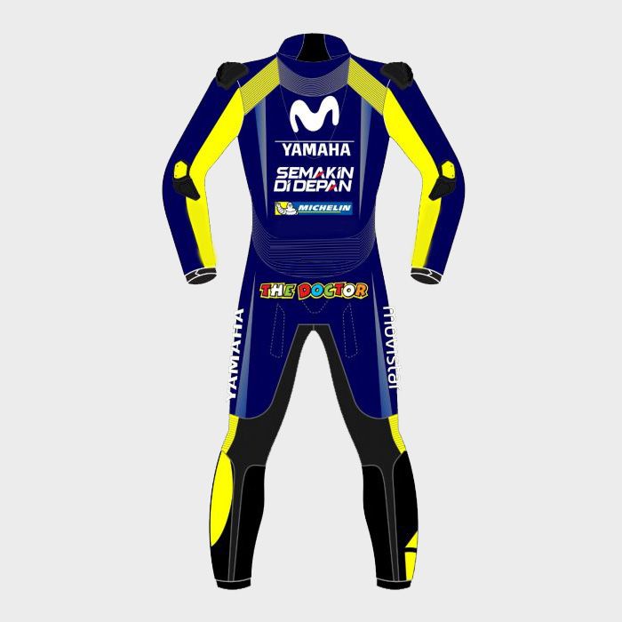Valentino Rossi Movistar Yamaha 2018 Motogp Motorbike Racing Leather Suit