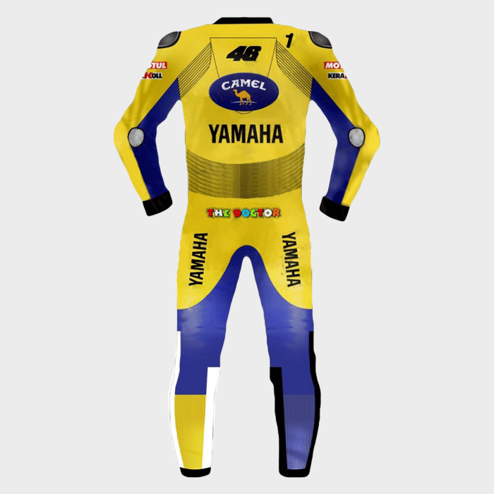 Valentino Rossi Yamaha Camel 2006 Motogp Motorbike Racing Leather Suit
