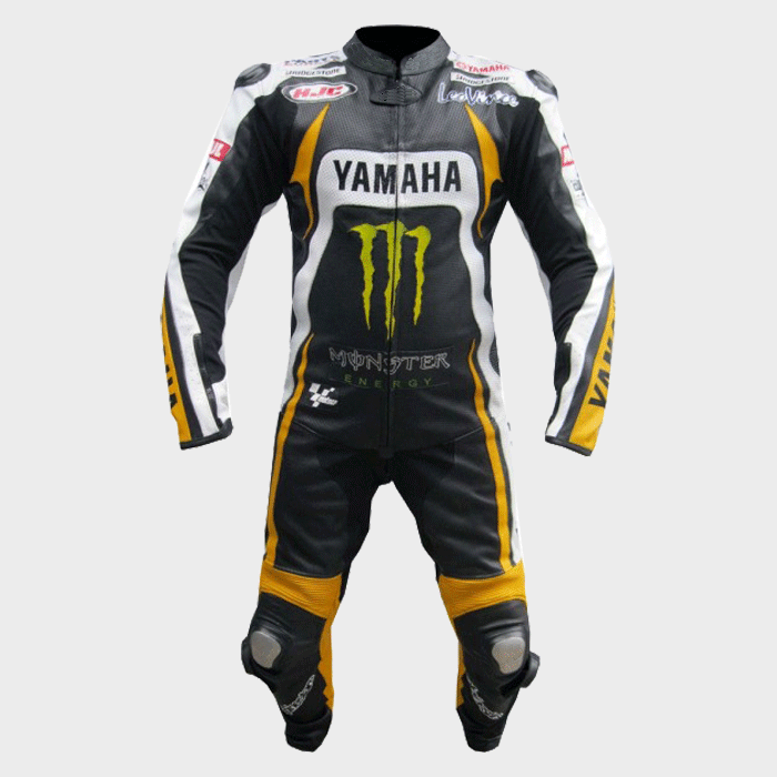Yamaha Monster Energy Motogp Motorbike Racing Leather Suit