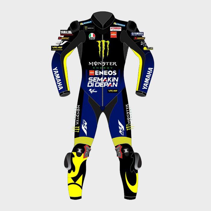 Yamaha Rossi 2020 Motogp Motorbike Racing Leather Suit