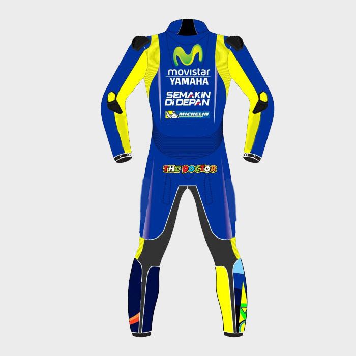 Yamaha Valentino Rossi 2017 Motogp Motorbike Racing Leather Suit